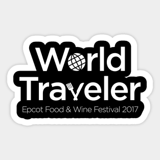 Epcot Food & Wine Festival Tee Sticker